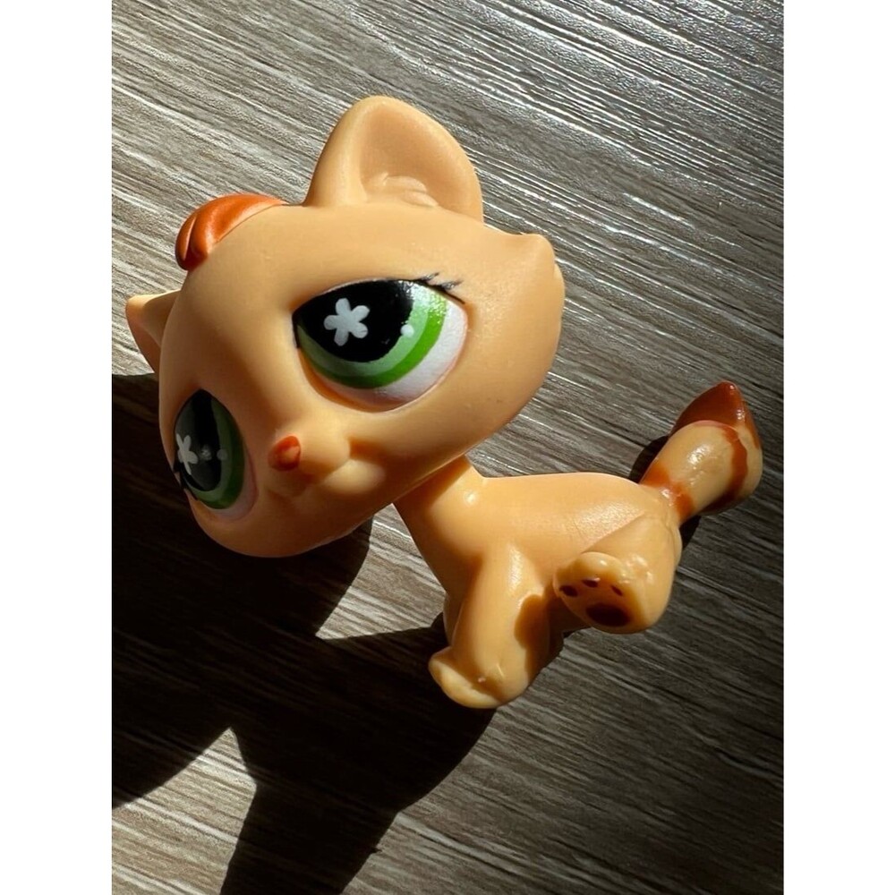 Littlest Pet Shop LPS #747 Kitten Tabby Cat Target Exclusive Authentic Hasbro